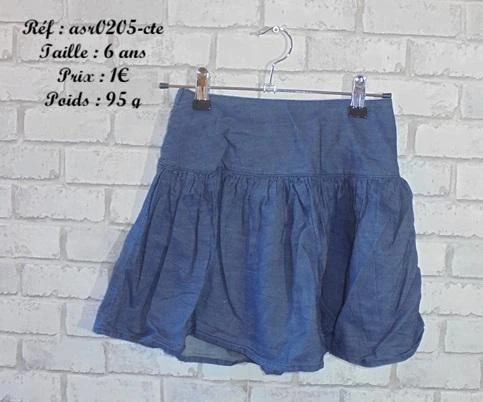 Jupe 6 ans (asr0205-cte)